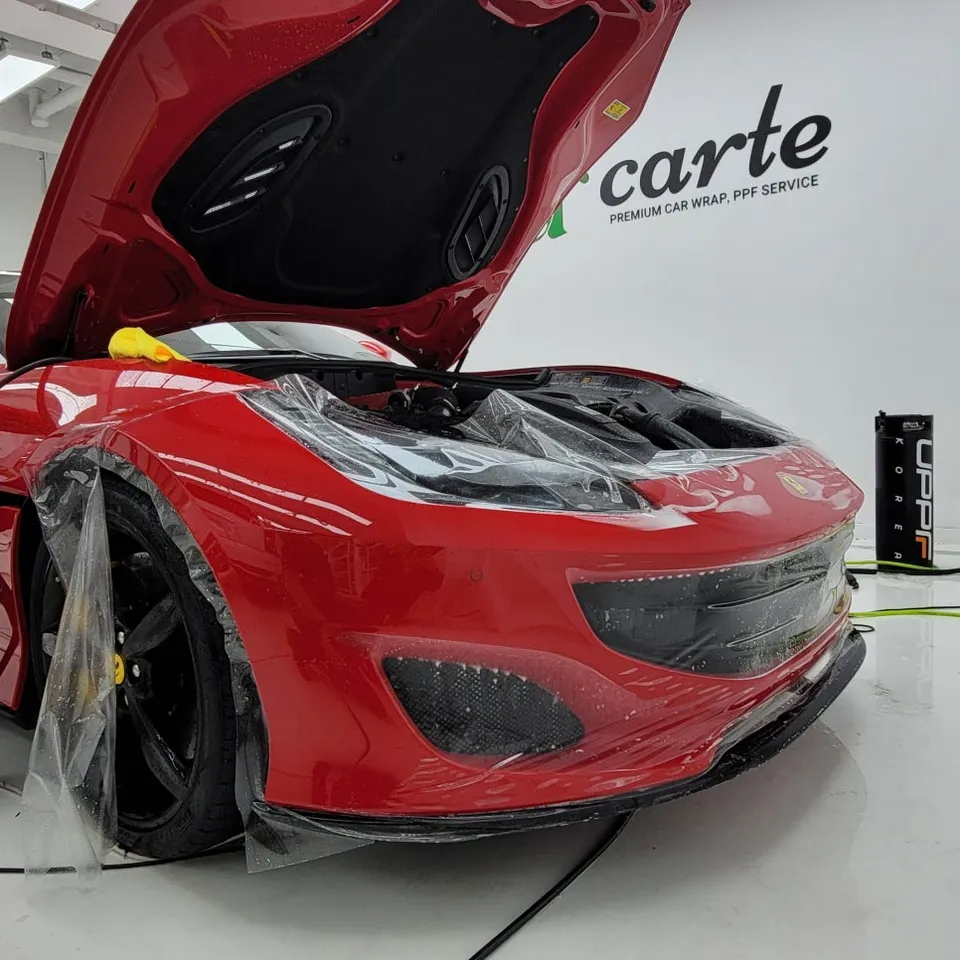 フェラーリ ポルトフィーノ PPF施工事例|費用目安・仕上がり 施工写真 2-3