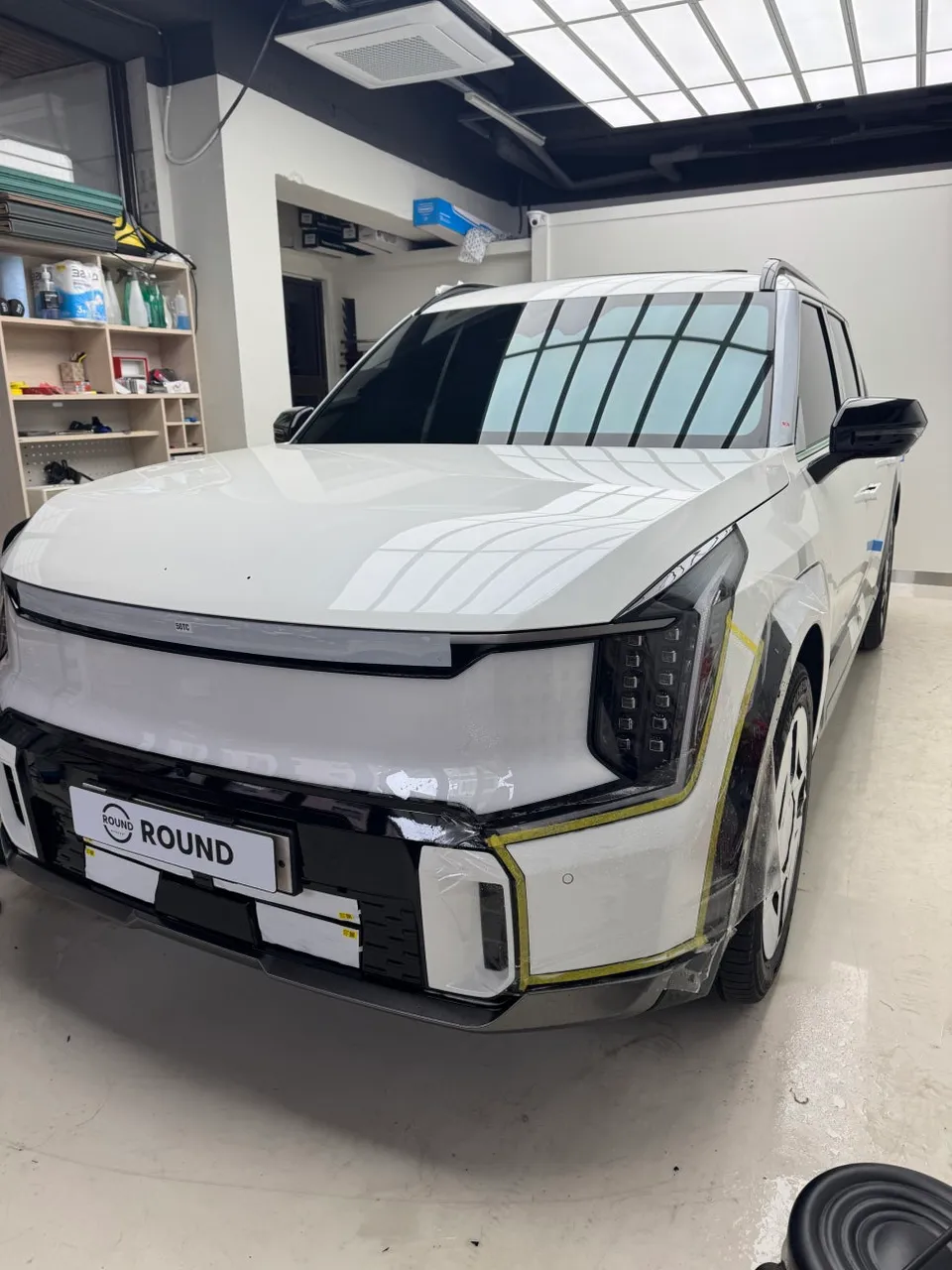 Kia EV9 PPF施工事例|費用目安と仕上がり 施工写真 1-2