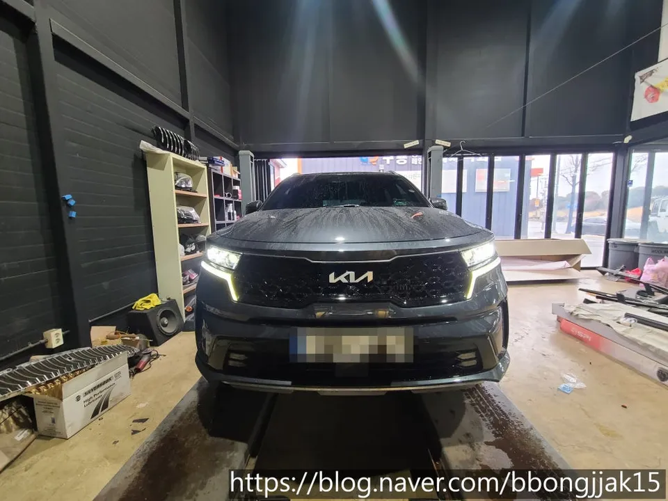 Kia Sorento body kit installation result