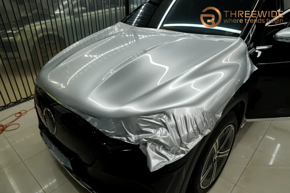 Mercedes-Benz EQSのカーラッピング事例|費用目安・仕上がり 施工写真 2-1