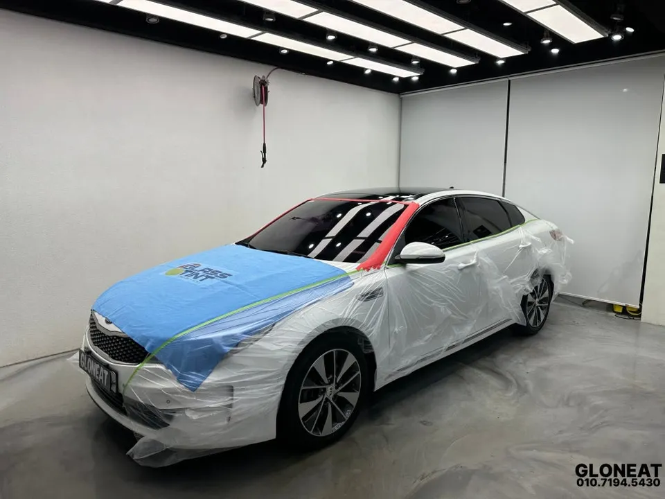 Kia K5のカーフィルム施工事例｜費用目安と仕上がり 施工写真 1-2