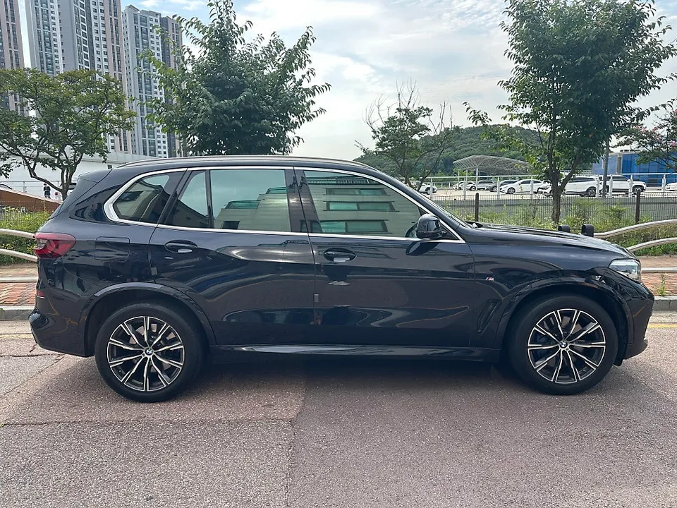 BMW X5のカーラッピング事例｜クローム部分のブラックアウト 施工写真 2-1