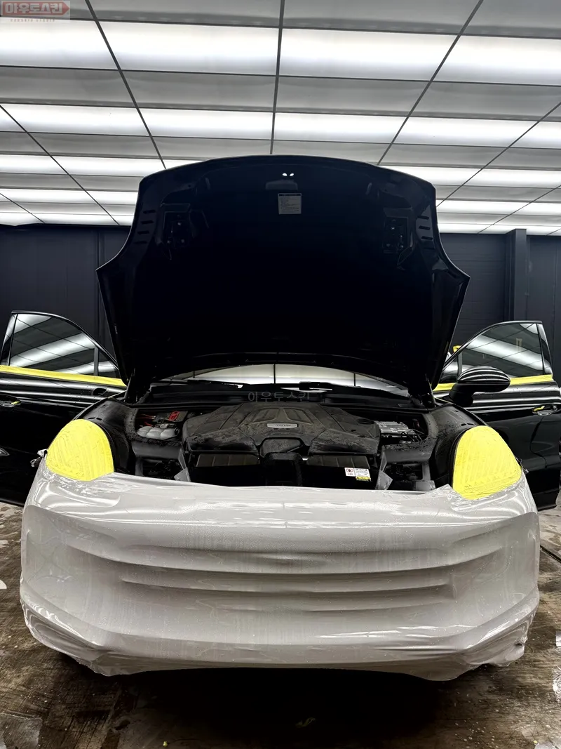 Porsche CayenneのカラーPPF施工事例|費用目安・仕上がり 施工写真 2-2