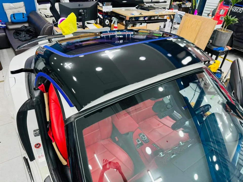 BMW Z4のカーラッピング事例|費用目安・仕上がり 施工写真 3-3