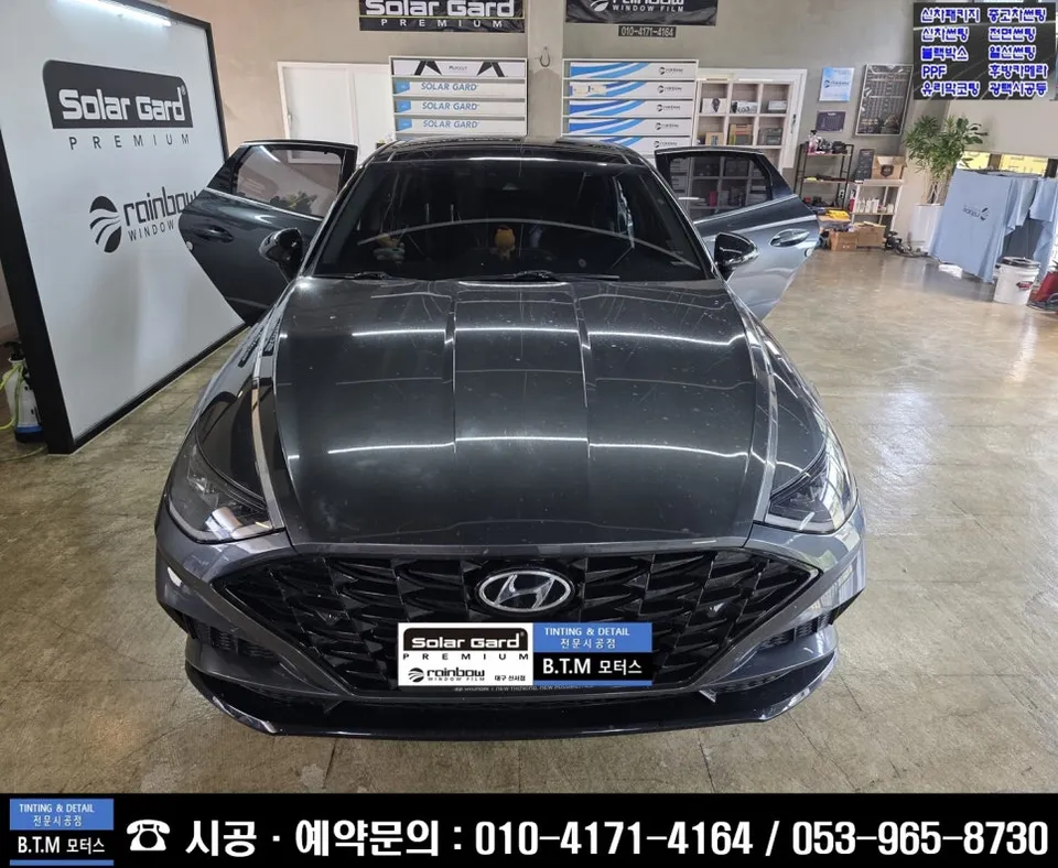 Hyundai Sonataのカーフィルム施工事例 施工写真 2