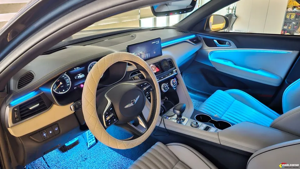 Genesis G70 ambient lighting - Genesis G70 Ambient Lighting Review — Luxurious Interior Mood photo 3