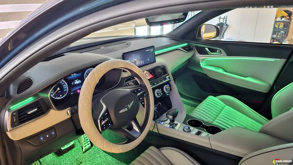 Genesis G70 ambient lighting - Genesis G70 Ambient Lighting Review — Luxurious Interior Mood photo 4