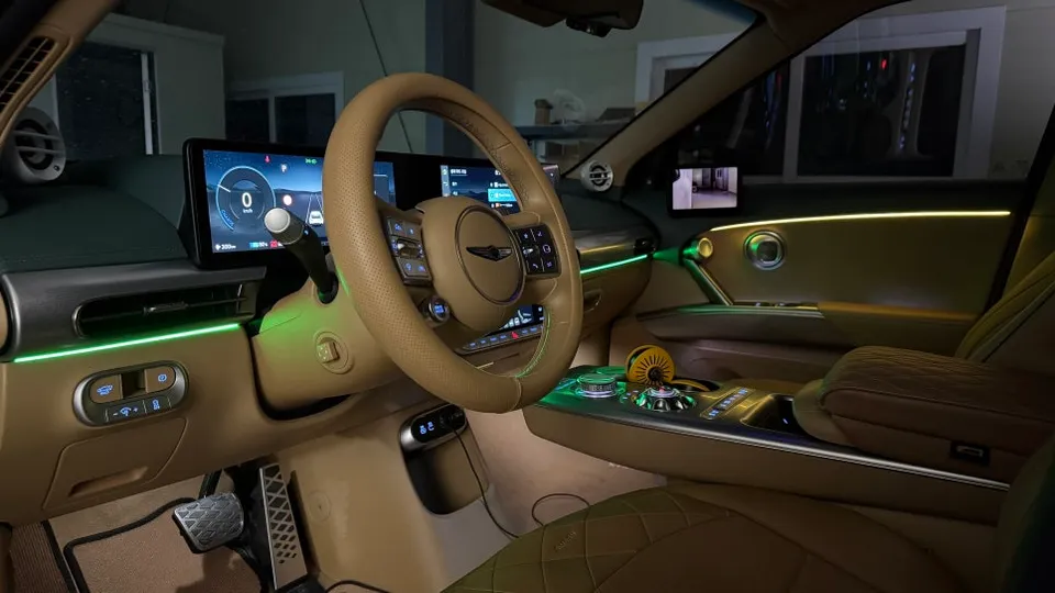 Genesis GV60 ambient lighting - Genesis GV60 Ambient Lighting Review: Cost & Results photo 3