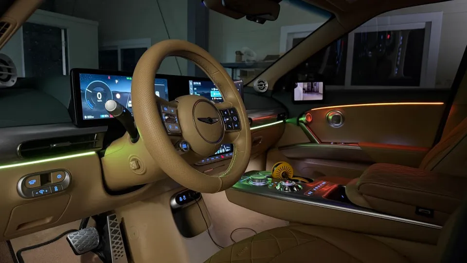 Genesis GV60 ambient lighting - Genesis GV60 Ambient Lighting Review: Cost & Results photo 4
