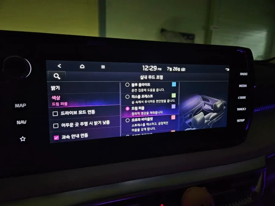 Kia K5 ambient lighting - Kia K5 Ambient Lighting Review: Cost & Results photo 5
