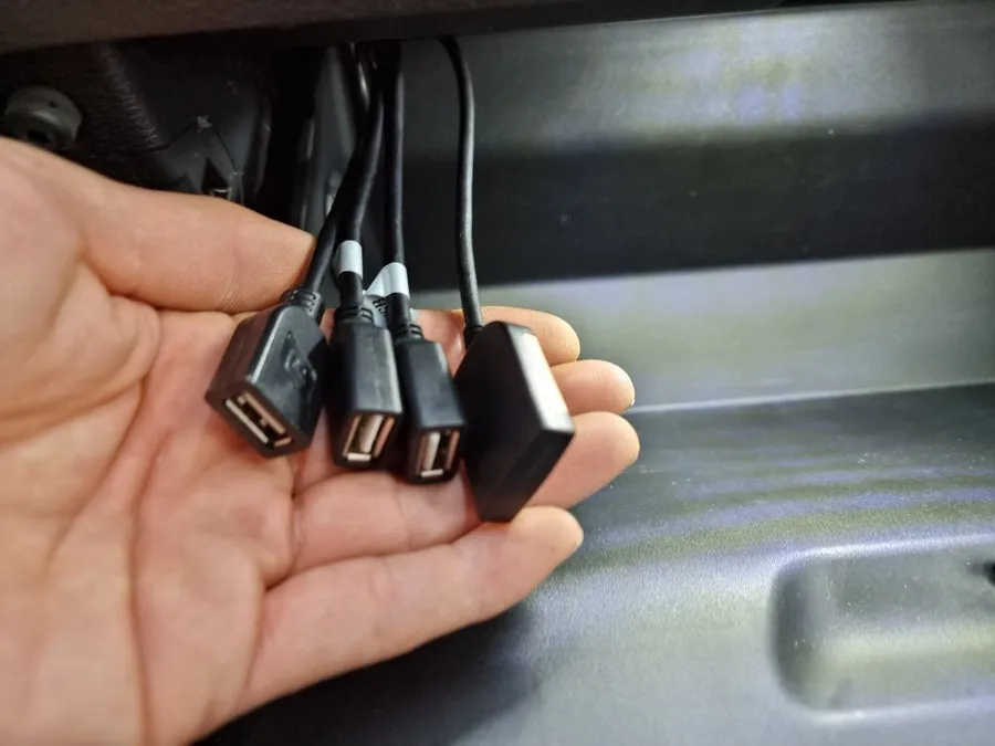 Hyundai Sonata New RiseのAndroid Auto・CarPlay取付事例 施工写真 5