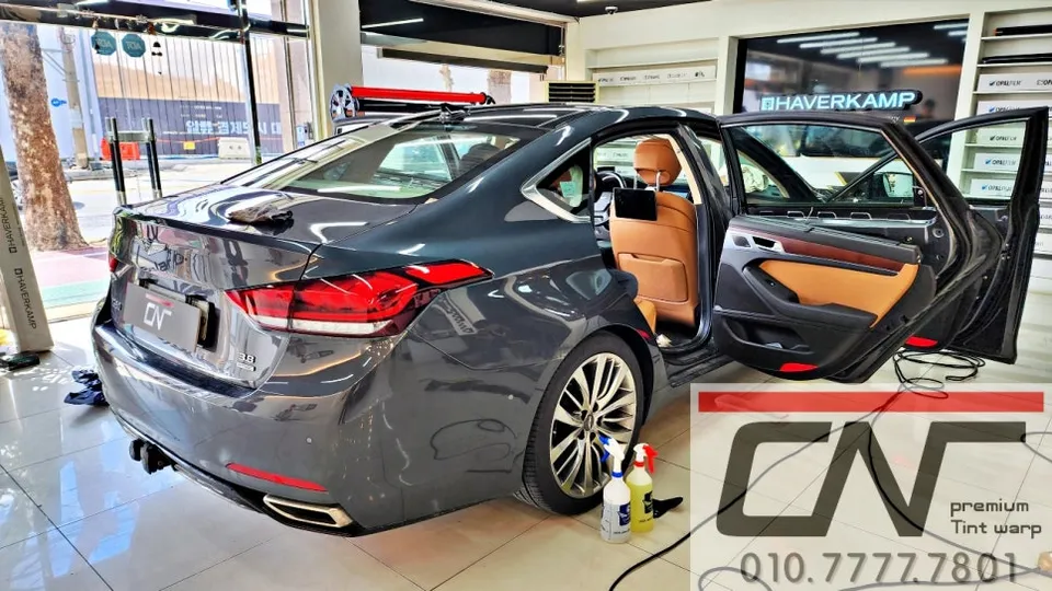 Genesis G80 window tinting - Genesis G80 Window Tinting Review — Heat Rejection Film photo 3