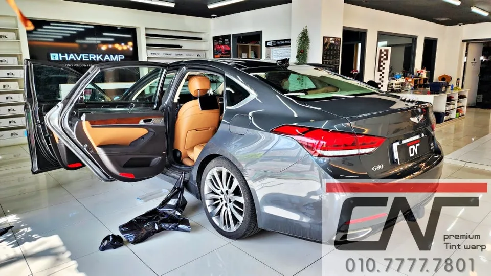 Genesis G80 window tinting - Genesis G80 Window Tinting Review — Heat Rejection Film photo 4