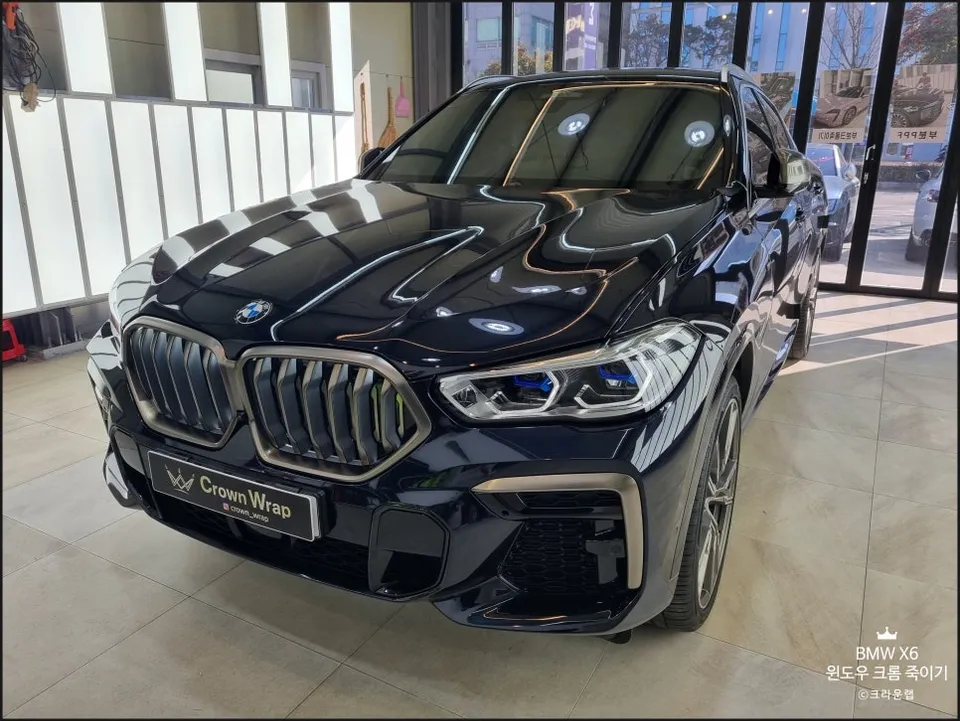 BMW X6 プロテクションフィルム施工事例|費用目安・仕上がり 施工写真 2-1