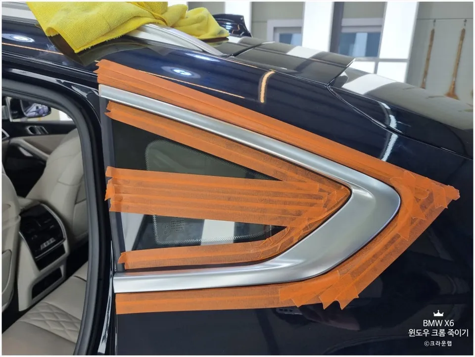 BMW X6 プロテクションフィルム施工事例|費用目安・仕上がり 施工写真 1-3