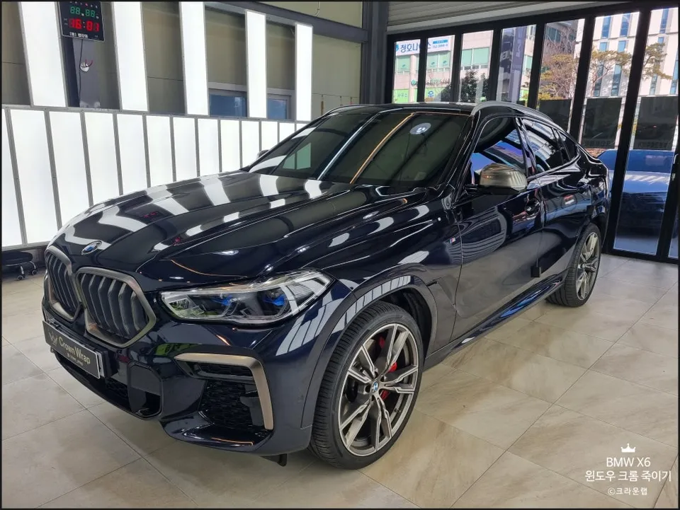 BMW X6 プロテクションフィルム施工事例|費用目安・仕上がり 施工写真 2-3