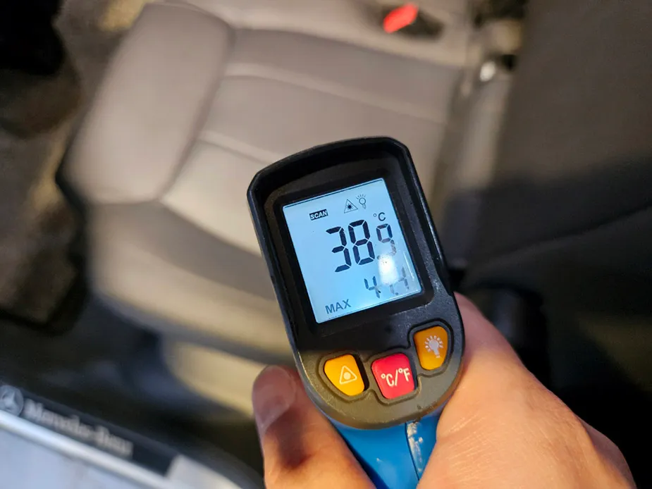Mercedes-Benz GLB seat ventilation - Mercedes-Benz GLB Seat Climate Upgrade Review photo 6