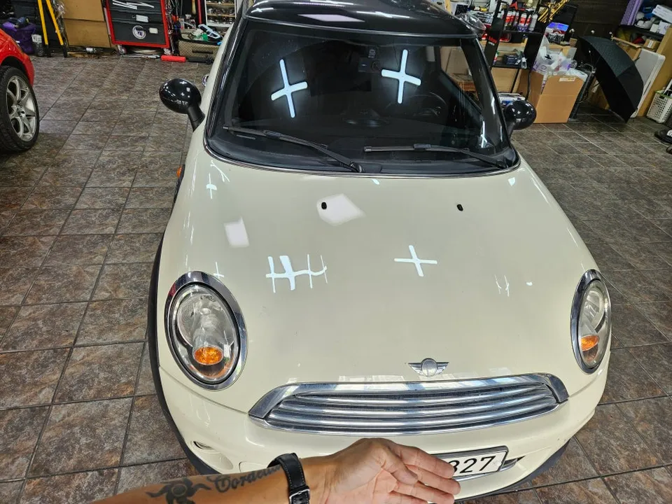 BMW MINI Cooper body repair installation result