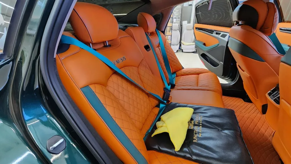 Genesis DH interior customization - Genesis DH Interior Customization Review — Color Seatbelts photo 3