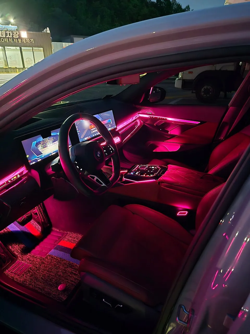 BMW i5 Ambient Lighting Upgrade Review After