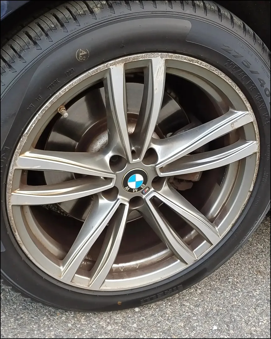 BMW 740e wheel repair - BMW 740e Wheel Repair & Refinishing Review — Diamond Cut Restoration photo 6