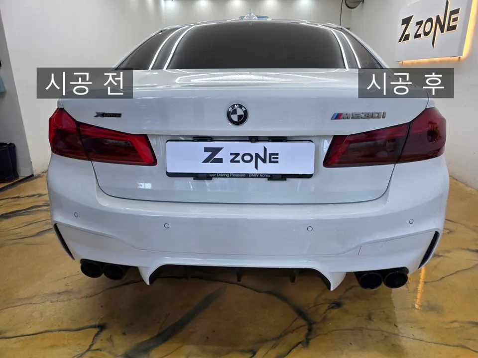 BMW 5 Series G30 テールランプPPF施工事例｜費用目安・仕上がり 施工写真 5