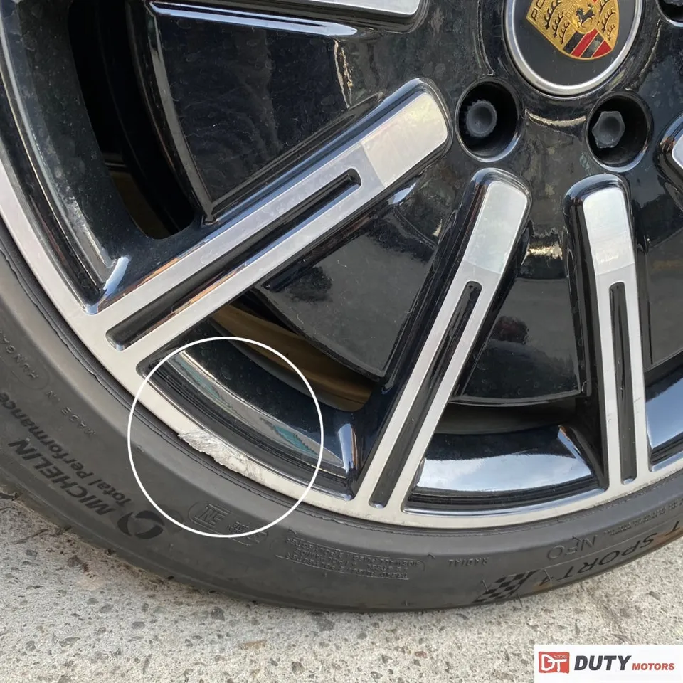 Porsche Taycan 4S wheel repair - Porsche Taycan 4S Wheel Repair & Refinishing Review photo 4