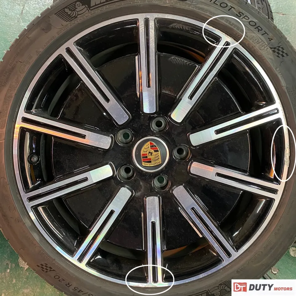Porsche Taycan 4S wheel repair - Porsche Taycan 4S Wheel Repair & Refinishing Review photo 6