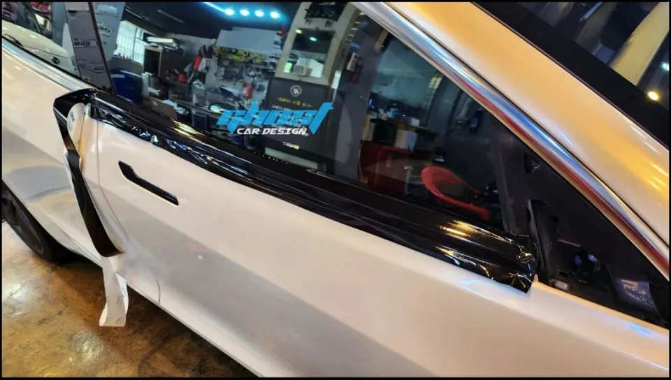 Tesla Model 3 wrap ppf package - Tesla Model 3 Wrap PPF Combo — Avery White Pearl Review photo 7