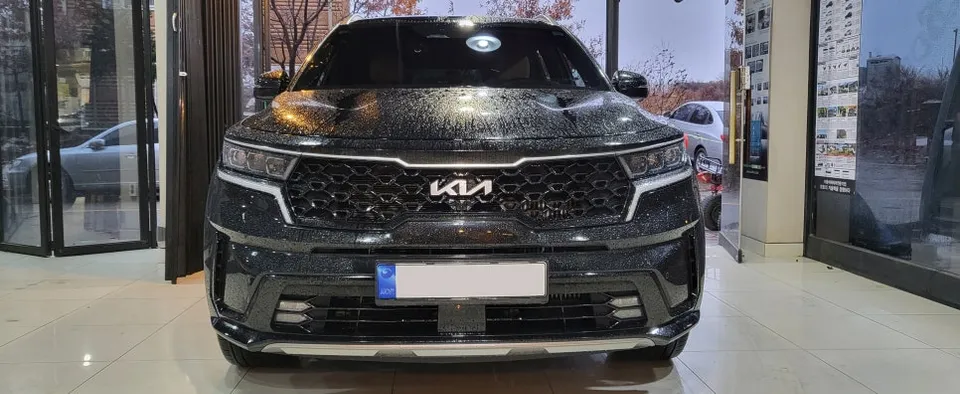 Kia Sorento MQ4 body kit installation result