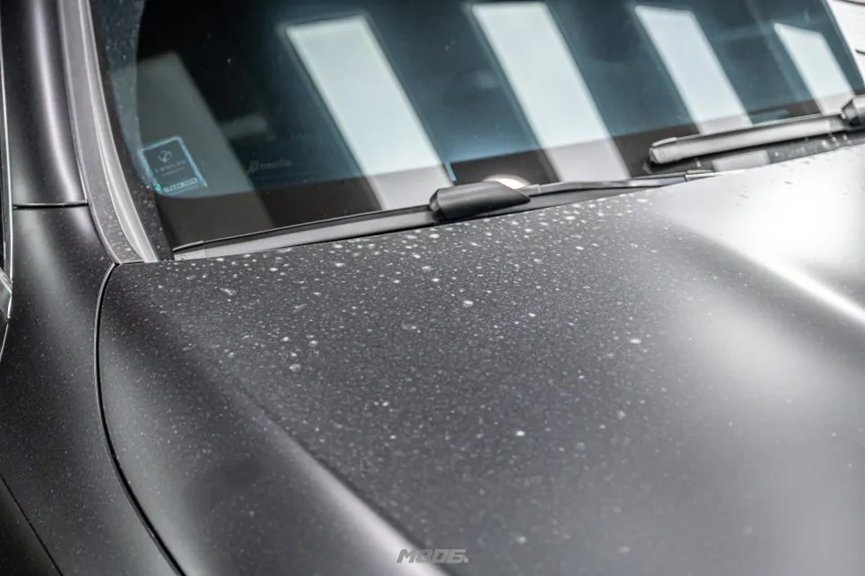 Mercedes-Benz CLEのガラスコーティング事例|韓国での施工 施工写真 2-1