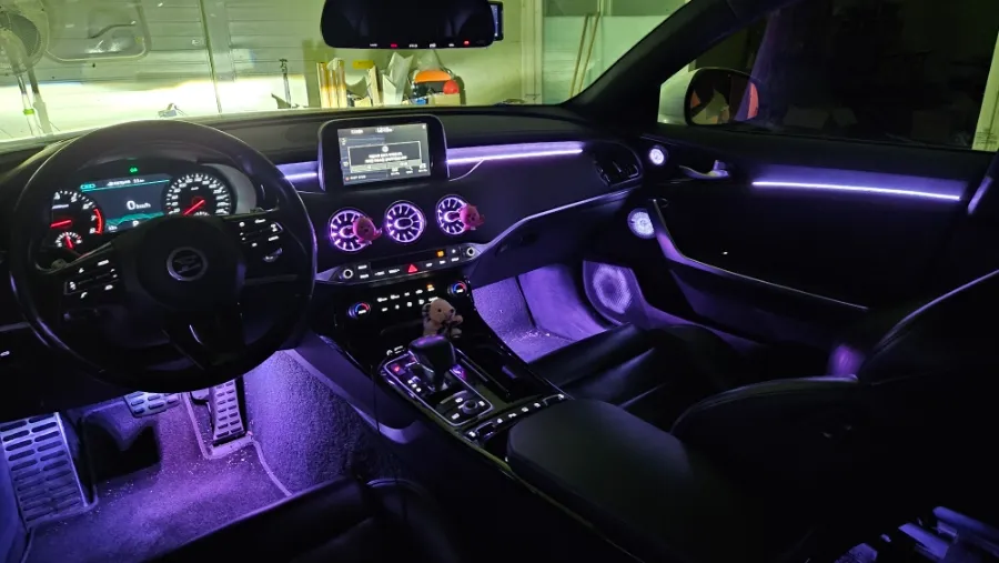 Kia Stinger ambient lighting review