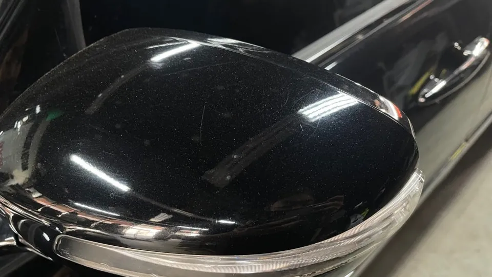Kia Opirusのガラスコーティング事例 施工写真 2-1