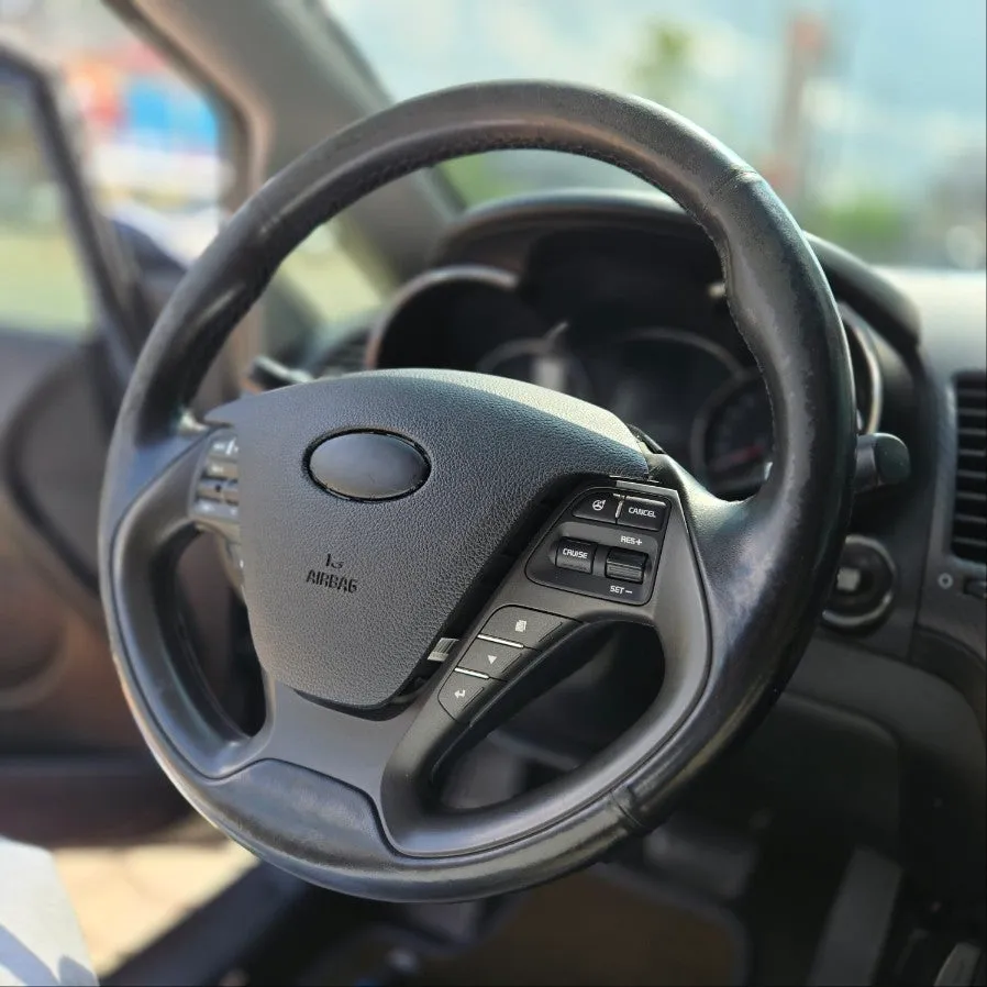 Kia K3 steering wheel - Kia K3 Steering Wheel Customization Review - Beige Two-Tone photo 3