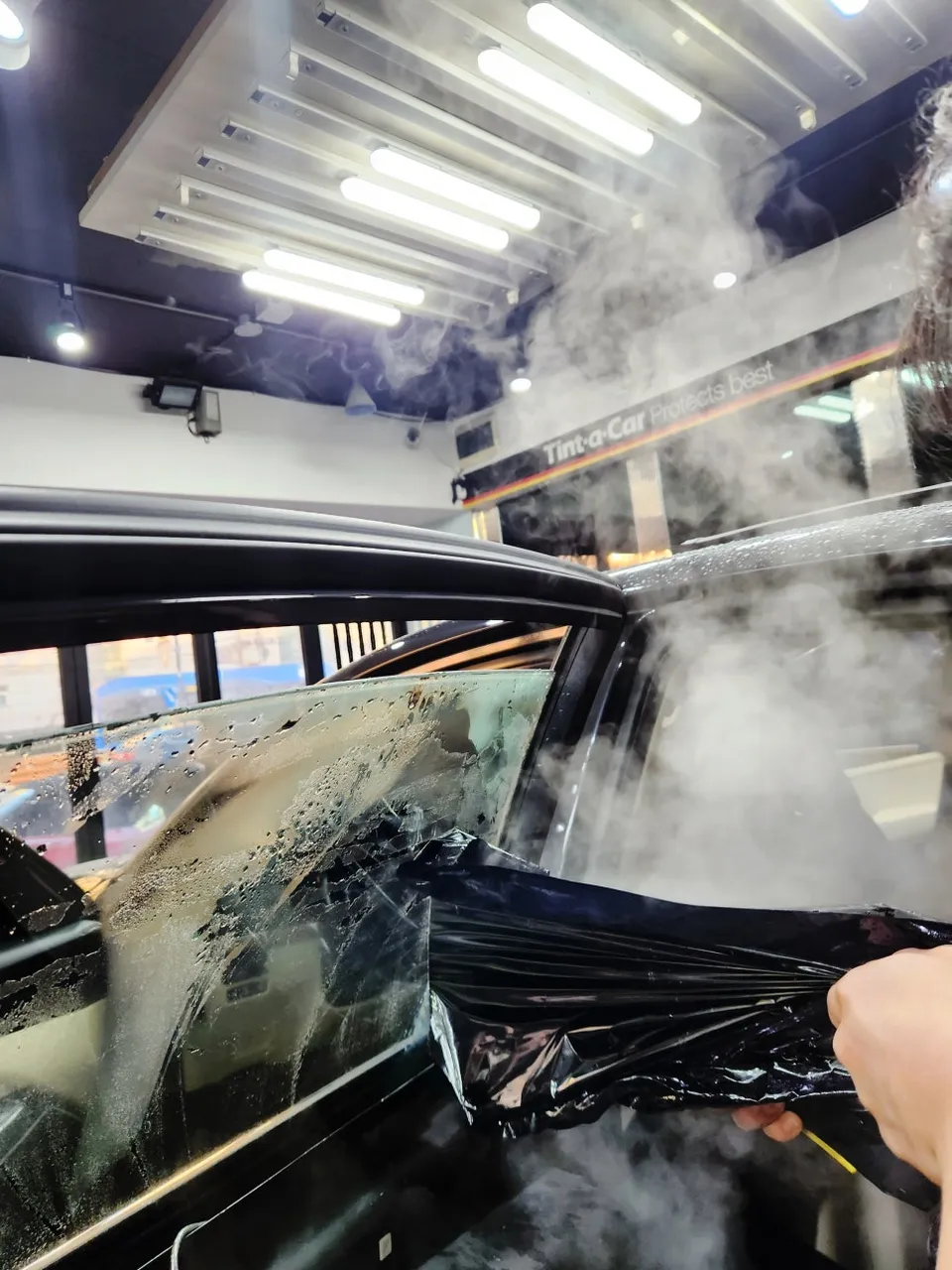 Kia K7のカーフィルム施工事例|費用目安と仕上がり 施工写真 1-1