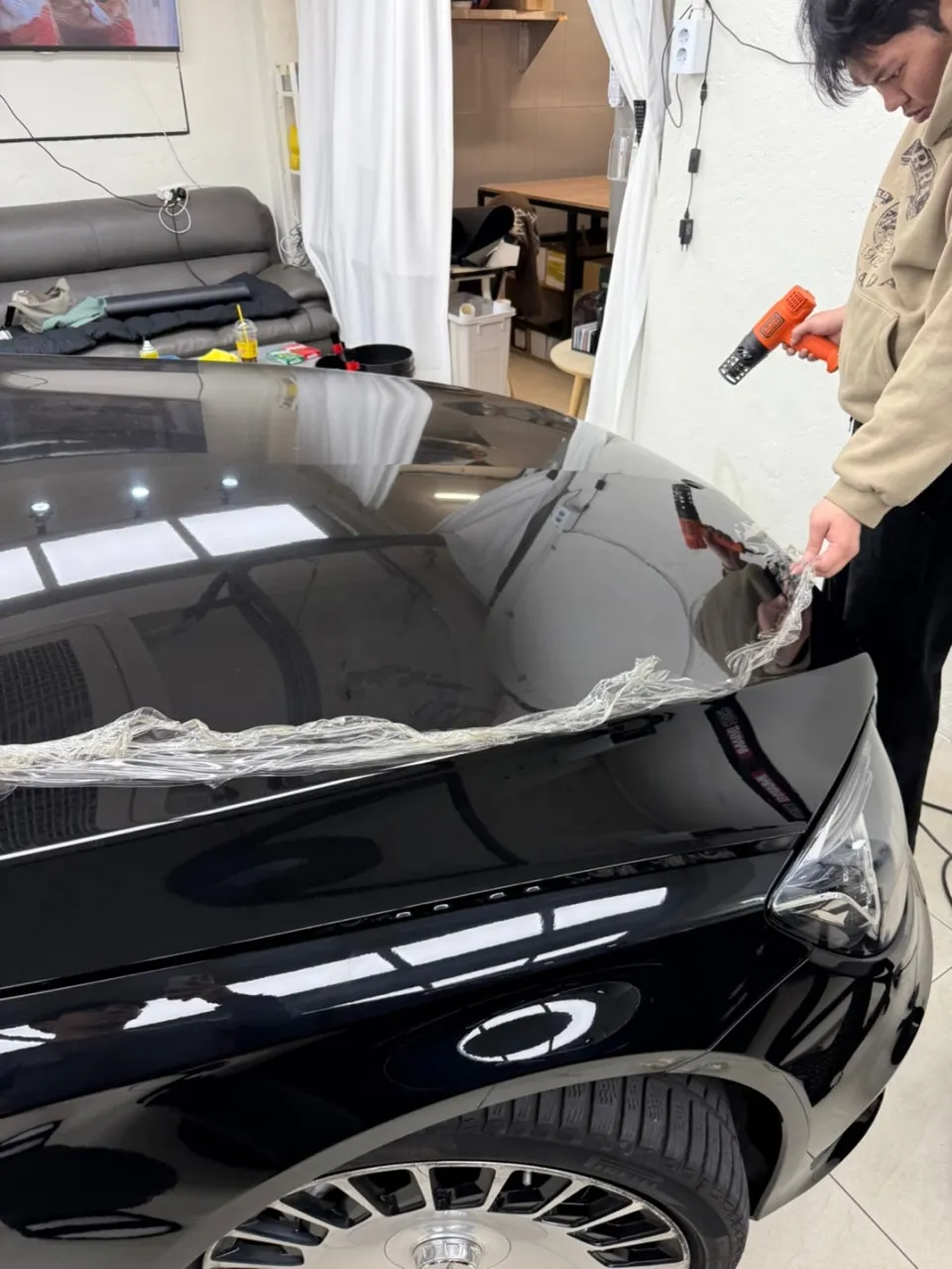 メルセデス・ベンツ Sクラス W222 PPF施工事例｜費用目安・仕上がり 施工写真 2-2