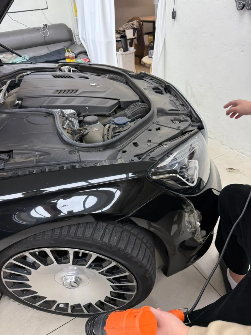 メルセデス・ベンツ Sクラス W222 PPF施工事例｜費用目安・仕上がり 施工写真 3-2