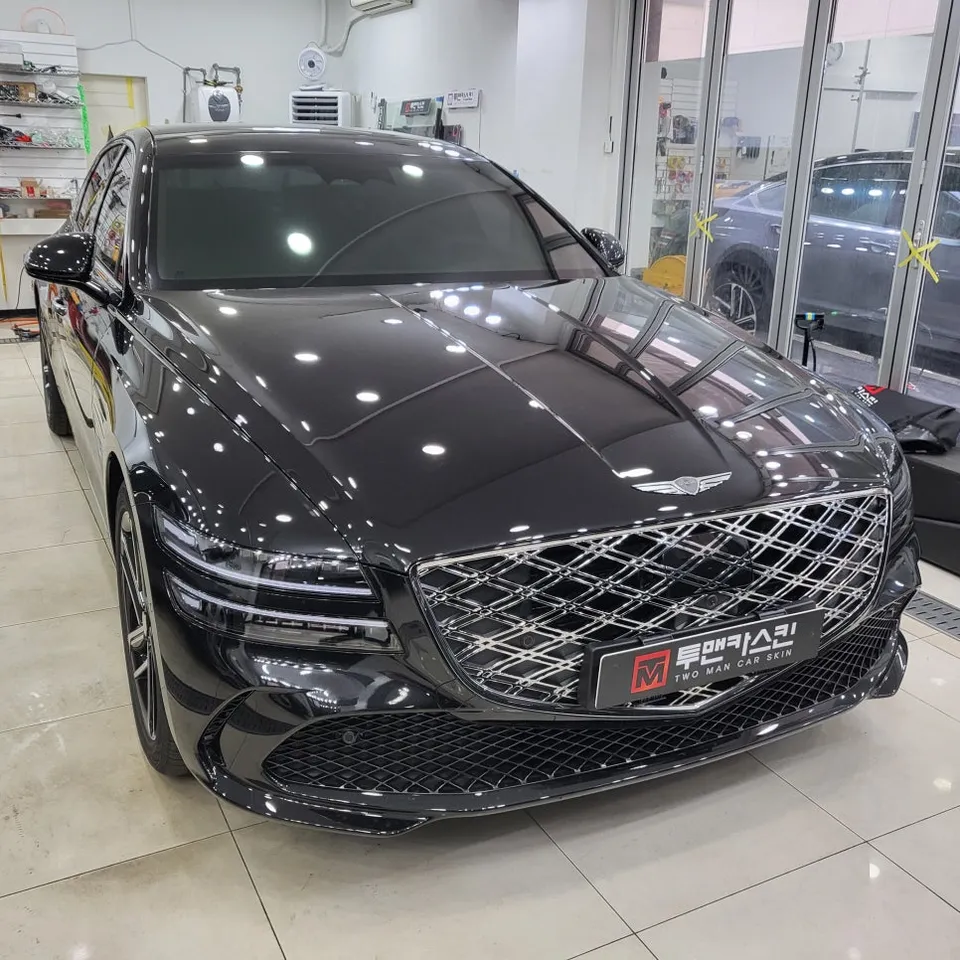 Genesis G80 PPF施工事例｜費用目安と仕上がり 施工写真 1-1