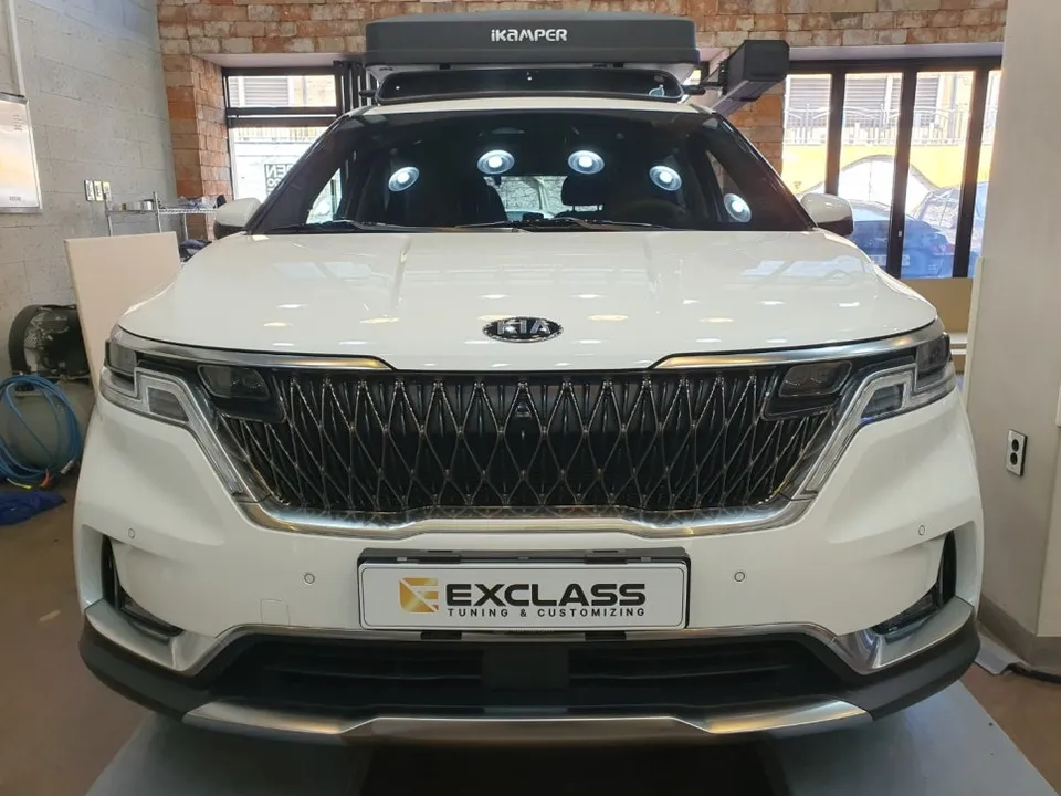 Kia Carnival KA4 ambient lighting installation result