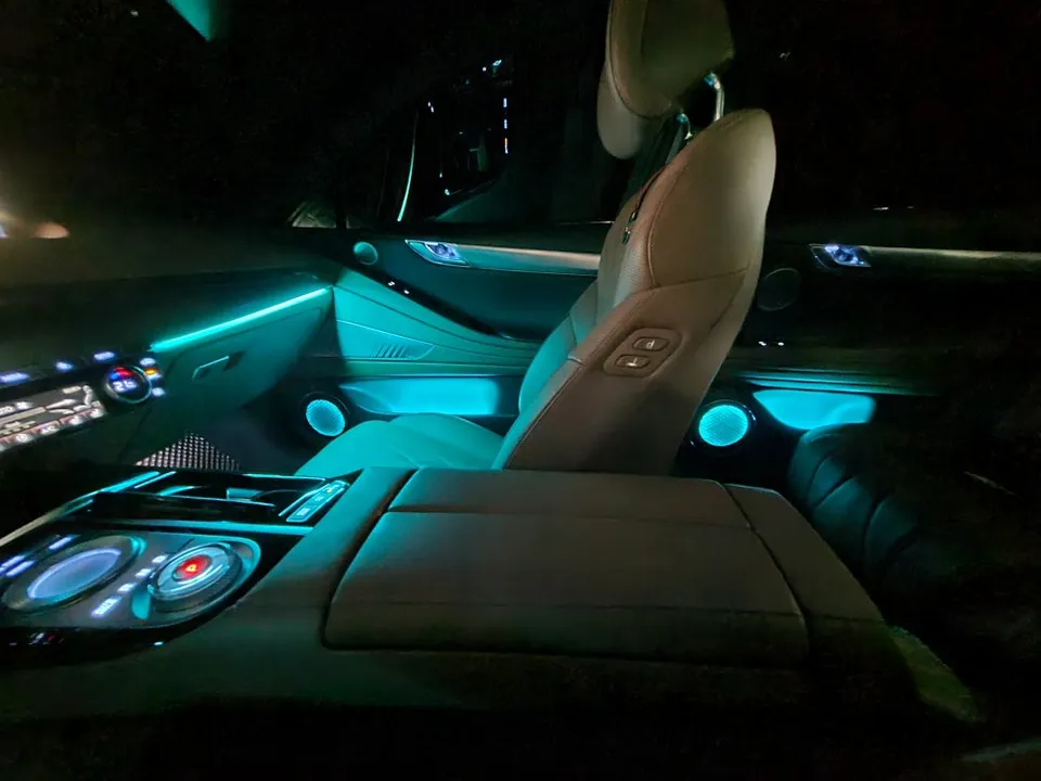 Genesis G80 RG3 Ambient Lighting Upgrade Review photo 2