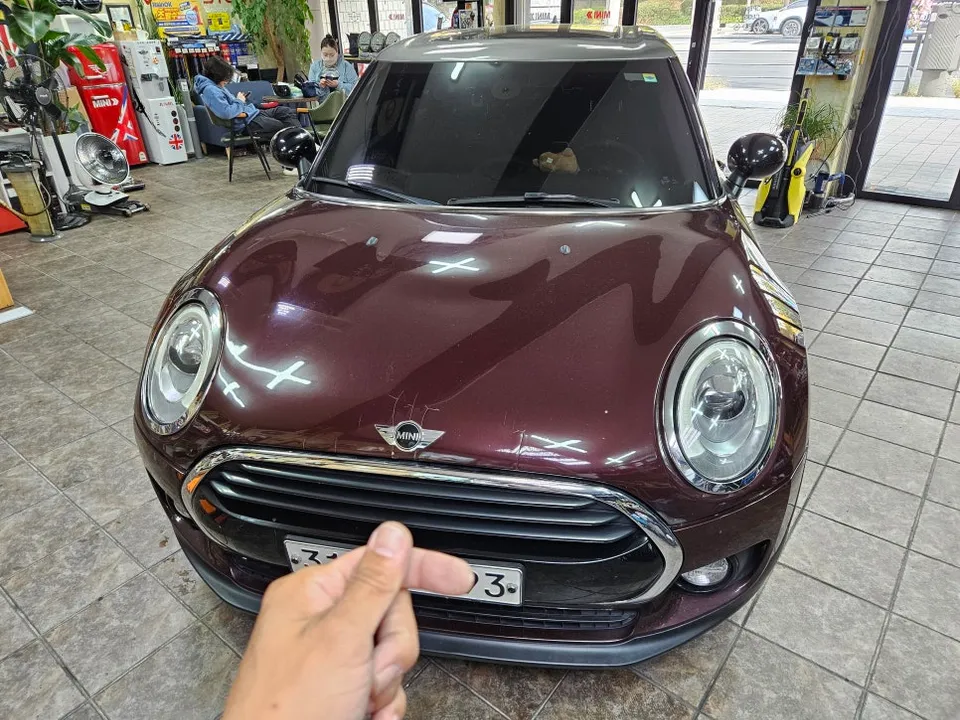 BMW MINI Cooper body repair installation result