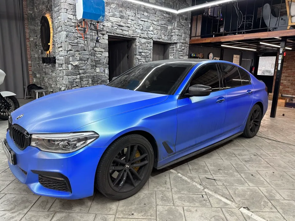 BMW 5 Series G30 vinyl wrap - BMW 5 Series G30 Vinyl Wrap Removal Review photo 4