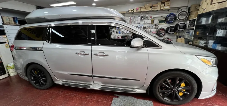 Kia Carnival android head unit installation result