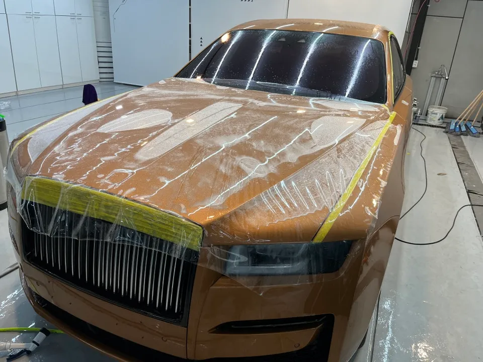 Rolls-Royce Ghost PPF施工事例｜韓国での実例と費用目安 施工写真 2-1
