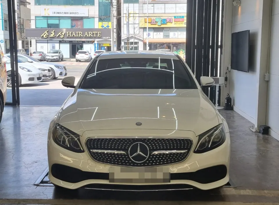 Mercedes-Benz E-Class W213 steering wheel installation result