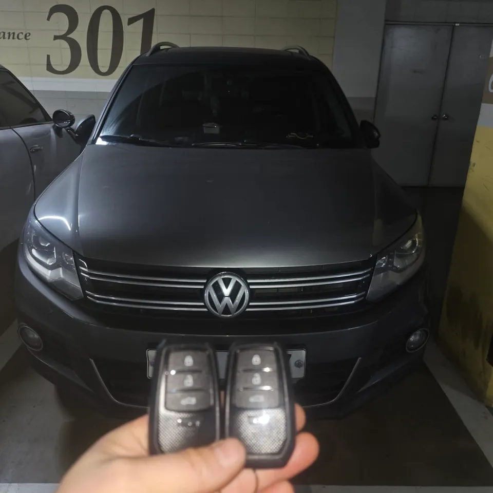 Volkswagen Tiguan oem options installation result