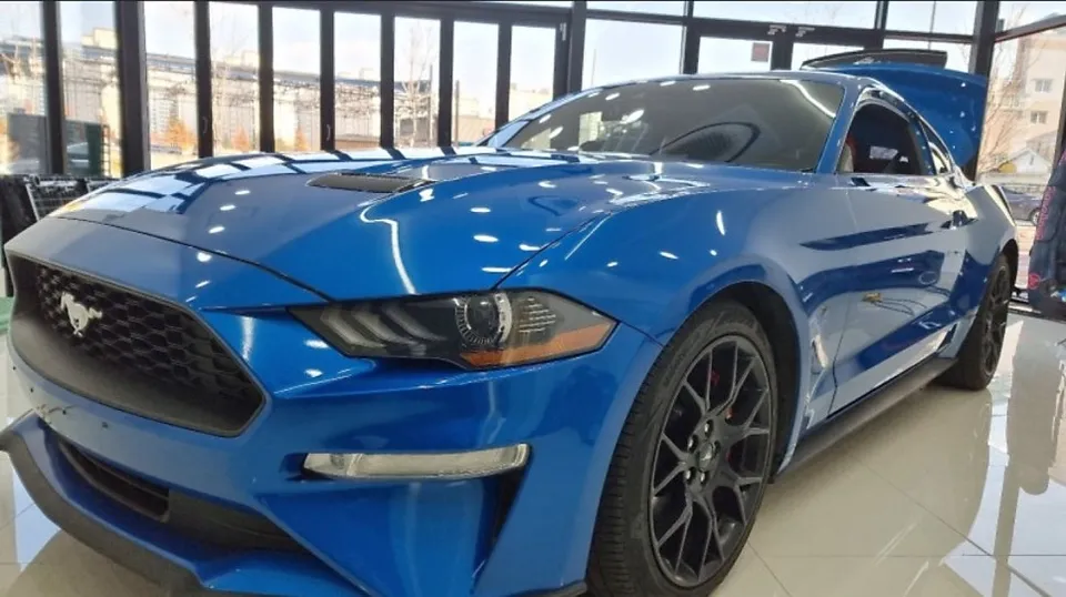 Ford Mustangのカーラッピング事例｜費用目安・仕上がり 施工写真 2-1