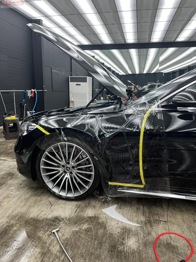 メルセデス・ベンツ Sクラス W223 PPF施工事例 施工写真 1-2