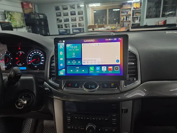 Chevrolet CaptivaのAndroid Auto・CarPlay取付事例 施工写真 1-2