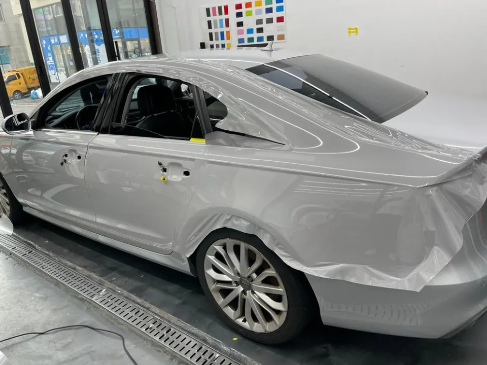 BMW 5 Seriesのガラスコーティング事例|韓国での施工参考 施工写真 2-3